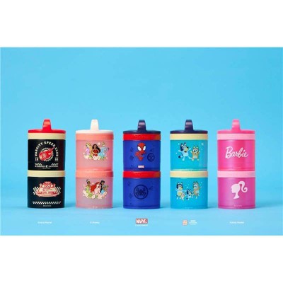 Whiskware Stackable 2pc Food Storage Jar Snack Pack - Barbie: Kids Snack Container