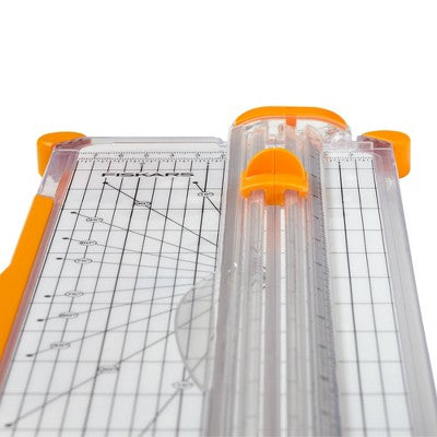 Fiskars SureCut School Supplies Paper Trimmer for Crafting 12" Cut Length Scrapbooking: Lifetime Warranty, Non-Powered