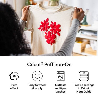 Cricut Puff Iron-On 12"x19" Lilac
