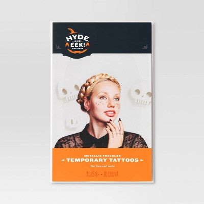Metallic Halloween Temporary Freckle Tattoos - Hyde and EEK! Boutique
