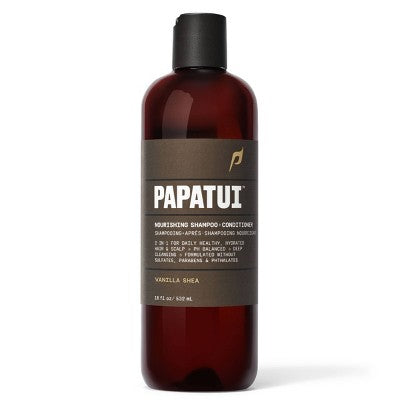 Papatui Nourishing Men's Shampoo+Conditioner 2-in-1 - Vanilla Shea - 18 fl oz