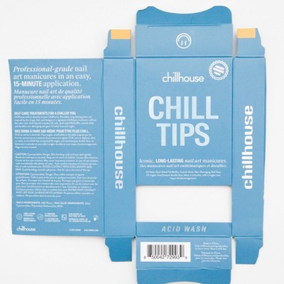 Chillhouse Chill Tips Fake Nails - Design Studio - Acid Wash - 24ct