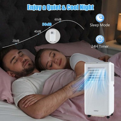 Costway 8000 BTU Portable Air Conditioner 3-in-1 Freestanding Air Cooler with Dehumidifier 5000 BTU(8000BTU ASHRAE) (LOCAL PICKUP ONLY)