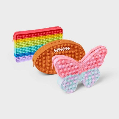 Bubble Pop Pencil Pouch Butterfly - up&up