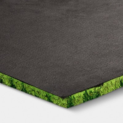 Hey Fancy Plants Rectangle Outdoor Doormat Green - Room Essentials (LOCAL PICKUP ONLY)