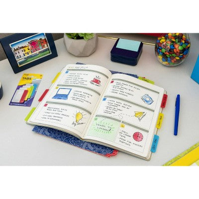 Post-it 30ct 2" Filing Tabs - 5 Assorted Colors