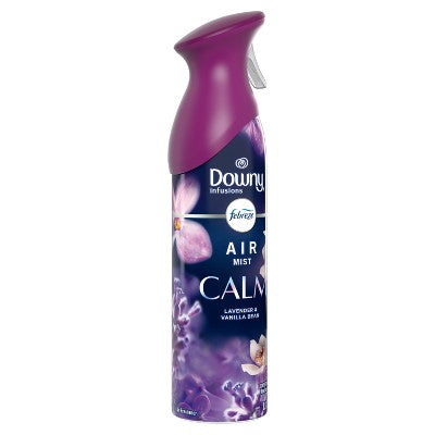 Febreze Downy Infusions Calm Air Mist - Lavender & Vanilla Bean - 8.1oz: Aerosol, Dye-Free, Phthalate-Free