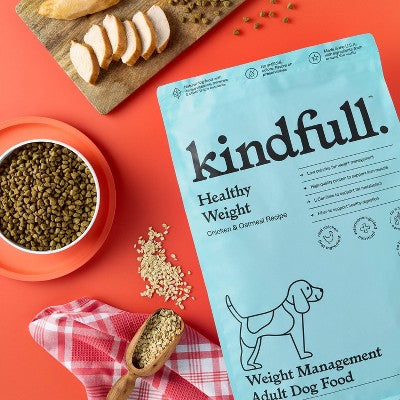 Chicken and Oatmeal Recipe Healthy Weight Dry Dog Food - Kindfull 13lbs