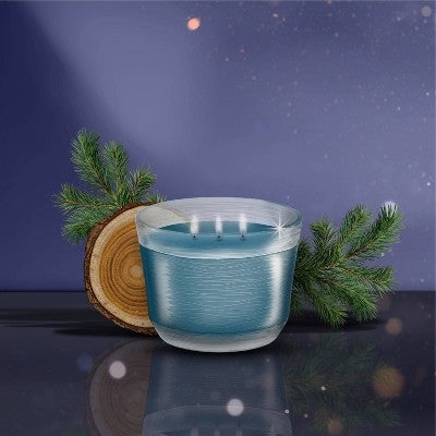 Glade 3 Wick Fall Candle in Glass Jar - Embers & Sandalwood - 6.8oz