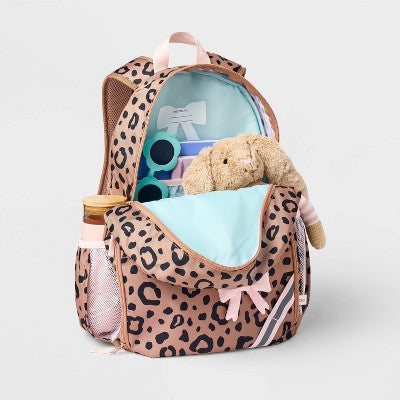 Kids' 17'' Classic Backpack - Cat & Jack Leopard: Bookbag with Sternum Strap