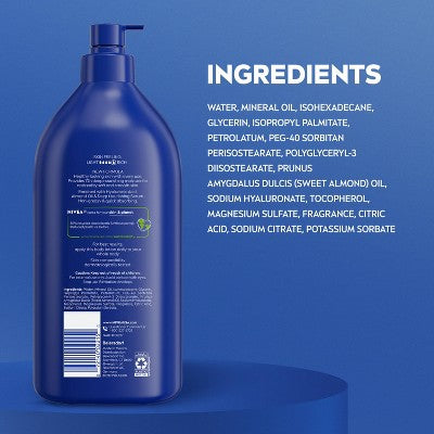 NIVEA Essentially Enriched Body Lotion for Dry Skin Scented - 33.8 fl oz