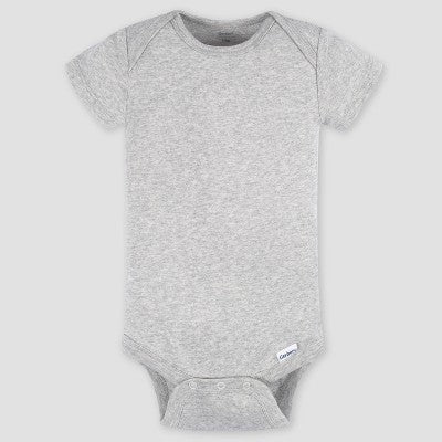 Gerber Baby 5pk Tonal Short Sleeve Bodysuit - Blue 0-3M