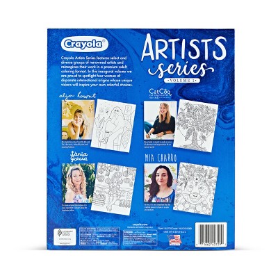 Crayola Artist Series Coloring Book: Adult Creative Thinking, 40 Pages, 9 Years & Up, 10" x 8.5"