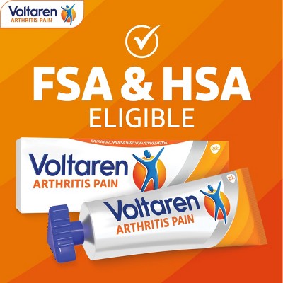 Voltaren Diclofenac Sodium Topical Arthritis Pain Relief Gel Tube - 3.5 oz