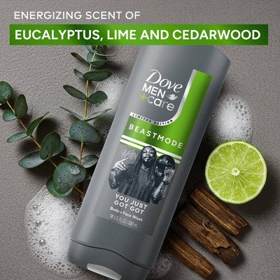 Dove Men+Care Limited Edition Body Wash Beastmode Collection - You Just Got Got - 18 fl oz
