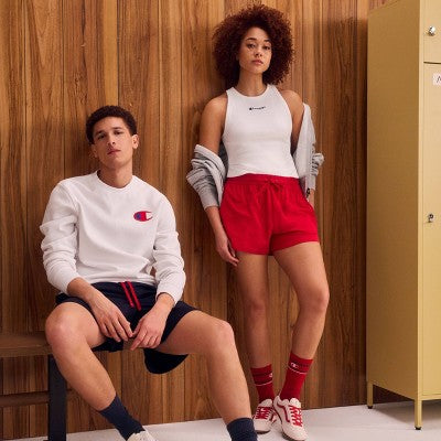Champion Adult Sizing Embroidered Fleece Crewneck Sweatshirt M