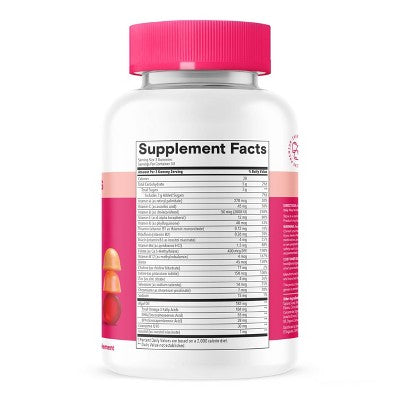 SmartyPants Women's Plus Multivitamin & Omegas Gummies with Vitamins C, D3, B12 & Zinc - 90ct