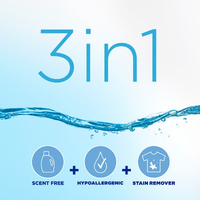 Tide Free & Gentle Unscented HE Deep Cleaning Concentrated Liquid Laundry Detergent 126 Loads - 166 fl oz