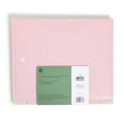 U Brands 5ct Binder Pockets Saccharine Fields