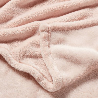 King Microplush Blanket Pink - Threshold