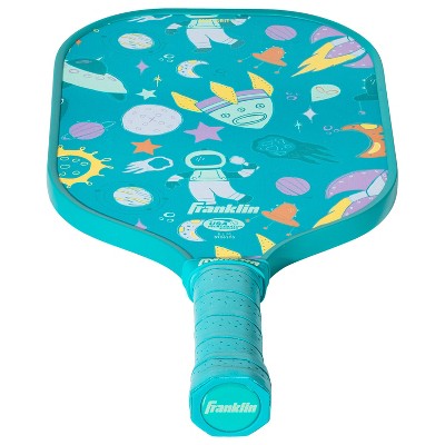 Franklin Sports Youth Paddle - Space Graphic: Fiberglass Pickleball Racquet
