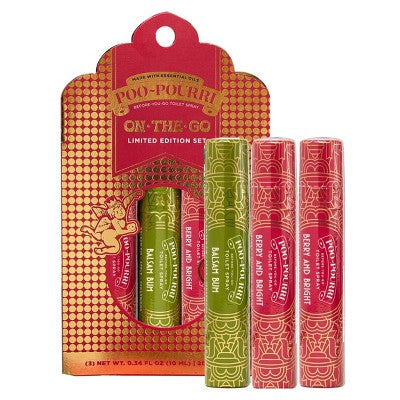 Poo-Pourri 3pk Limited Edition Holiday 2025 10ml Toilet Spray