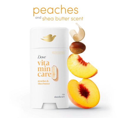Dove Beauty VitaminCare+ Aluminum Free Deodorant Stick - Peaches & Shea Butter - 2.6oz