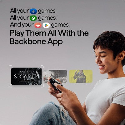 Backbone One (Lightning) Mobile Gaming Controller for iPhone - Gen 2 Black