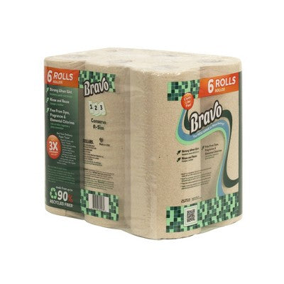 Bravo Paper Towels - 6 Rolls