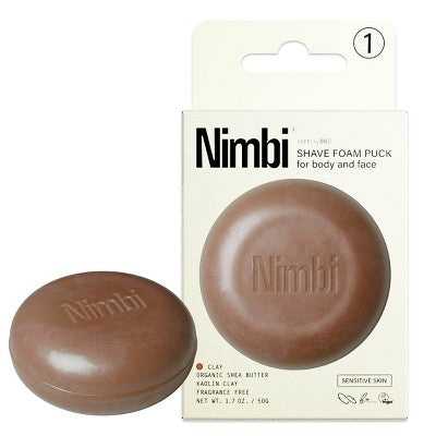 Nimbi Shaving Puck - Clay - 1.7oz