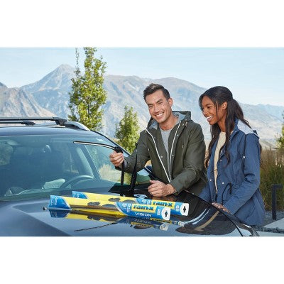 Rain-X 22" Vision Wiper Blade: Black Windshield Wipers, Plastic & Rubber, 1 Year Warranty (LOCAL PICKUP ONLY)