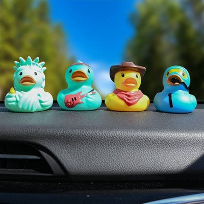 Sunny Days Squeeezy 4pk Americana Rubber Ducks Fidget Toy