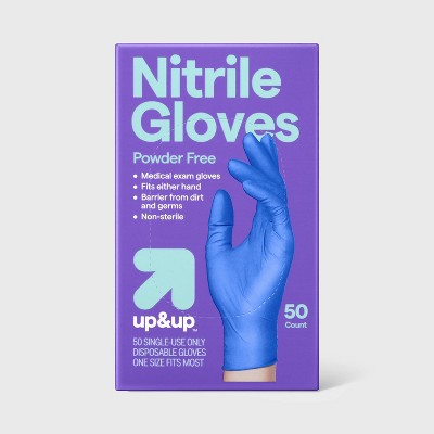Nitrile Exam Gloves Wearable Protective Equipment - 50ct - up&up