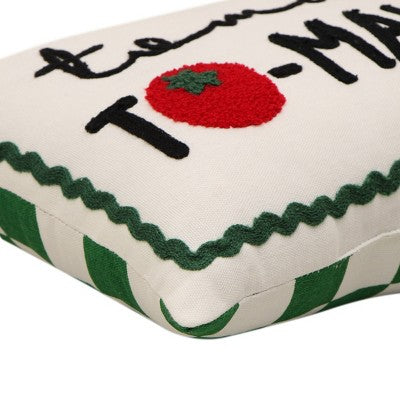 Tomato Lumbar Pillow - Bullseye's Playground