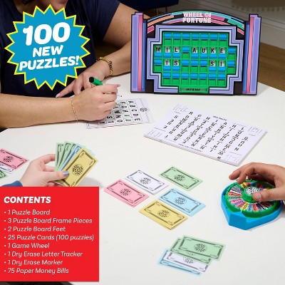 Wheel of Fortune Deluxe Game - Just Play Electronic Puzzle Game, Spin & Solve Word Game for Family Game Night, Ages 10+