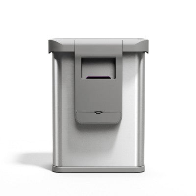 simplehuman 58L Rectangular Liner Rim Voice + Motion Sensor Kitchen Trash Can Stainless Steel: Touchless, Fingerprint-Resistant, Indoor Use (LOCAL PICKUP ONLY)