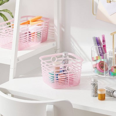Aria Jelly Decorative Basket XS Pink - Brightroom