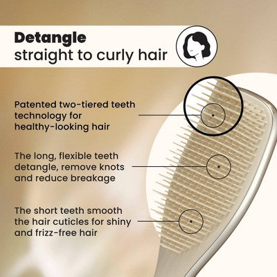 Tangle Teezer Chrome Ultimate Detangler - Champagne Gold