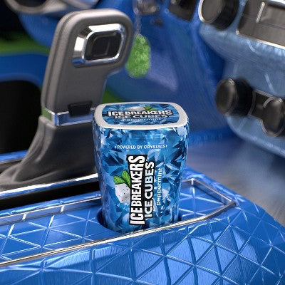 Ice Breakers Ice Cubes Peppermint Sugar Free Gum - 40ct