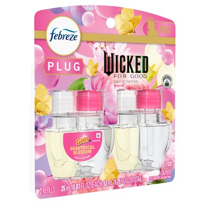 Febreze Plug Dual Refills Wicked Gain Beautifical Blossom Air Freshener - 1.75 fl oz/2ct