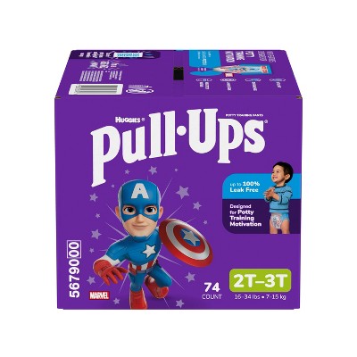 Pull-Ups Boys' Learning Designs Training Pants Giga Pack - Size 2T-3T - 74ct
