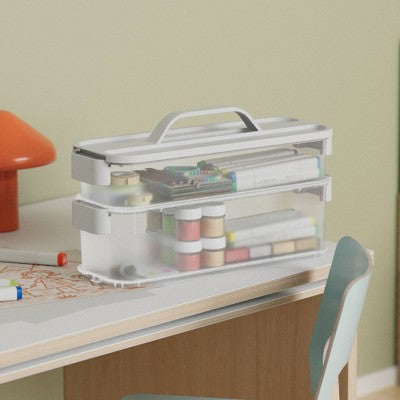 6pc Click in Place Slim Toolbox Starter Kit White - Brightroom?