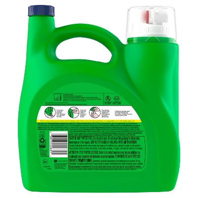 Gain Island Fresh Liquid Laundry Detergents 100 Loads - 132oz: Cold Water Detergent, Spill-Resistant Lid, Concentrated