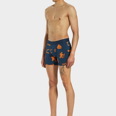 Pair of Thieves Men's Hustle Outdoor Boxer Briefs 2pk Blue/Gray S