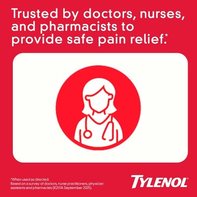 Tylenol Children's Pain + Fever Ages 2 - 11 Years - Apple Flavor Dye-Free Acetaminophen Liquid Suspension- 4 fl oz