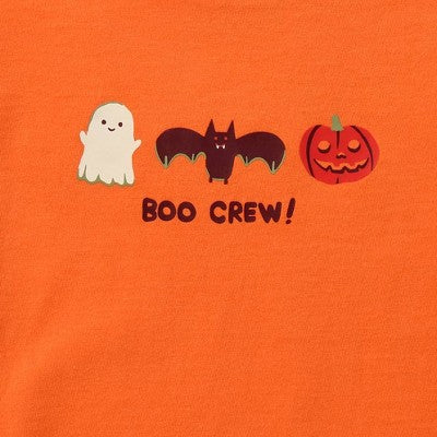 Toddler Boys' 2pc Halloween Boo Cat & Jack Orange 5T