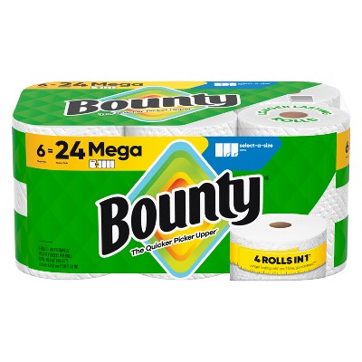 Bounty Select-A-Size Paper Towels - 6 Mega Rolls (LOCAL PICKUP ONLY)