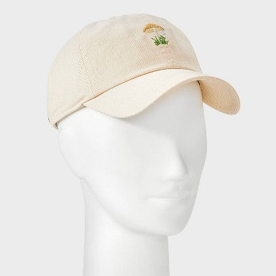 Mushroom Graphic Baseball Hat - Universal Thread Cream