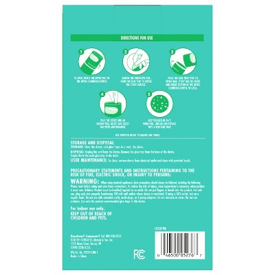 STEM Electric Fan Fruit Fly, Gnat & Fly Trap Starter Kit - 1 Unit + 5 Glue Traps: Non-Toxic, Safe for Kids & Pets, Electric Powered