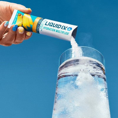 Liquid I.V. Sugar Free Hydration Electrolyte Powder Supplements - Mango Pineapple - 4.58oz/10ct